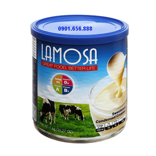 Sữa đặc Lamosa 1kg nhập khẩu Malaysia